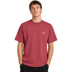 OBEY WRONG PATH TEE 165264397-MIR Κόκκινο