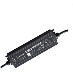 Τροφοδοτικό ταινίας Led POSEiDON SLIM 60W 24V 2.5A IP67 6240810 VITO