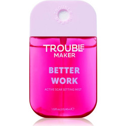 Trouble Maker Better Work σταθεροποιητικό σπρέι για μεικ απ για προβληματική επιδερμίδα 45 ml
