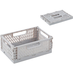 Πτυσσόμενο Καλάθι Αποθήκευσης i-Total Grey 22x15x9cm 2,3L Set 2pcs XL2705A
