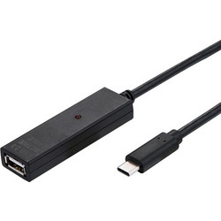USB 2.0 repeater cable Type-C male to USB 2.0 type-A/F 10m active (12.99.1112-10)