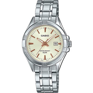 Casio Γυναικείο Ρολόι με Ασημί Μεταλλικό Μπρασελέ LTP-1308D-9A Casio Γυναικείο Ρολόι με Ασημί Μεταλλικό Μπρασελέ LTP-1308D-9A