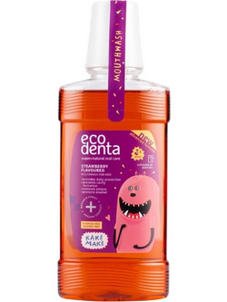 Ecodenta Super & Natural Oral Care Strawberry Mouthwash 250ml
