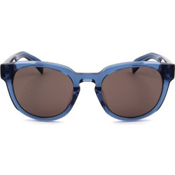 Rag & Bone RNB6001/S PJP/51 Ανδρικά Γυαλιά Ηλίου Στρογγυλά Κοκάλινα Μπλε με Μαύρο Degradee Φακό