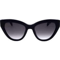 Blumarine SBM828 0700 Γυναικεία Γυαλιά Ηλίου Cat Eye Κοκάλινα Μπλε με Μαύρο Degradee Φακό