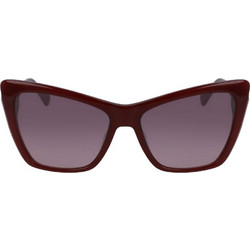 Longchamp LO669S 598 Γυναικεία Γυαλιά Ηλίου Cat Eye Κοκάλινα Καφέ με Μαύρο Polarized Φακό