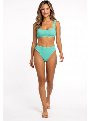 Wikini Kate Crinkle Bikini Σετ Πράσινο