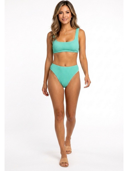 Wikini Kate Crinkle Bikini Σετ Πράσινο