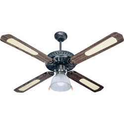 Brand 20.06.1123 Ανεμιστήρας Οροφής 52cm 70W με Φως Καφέ