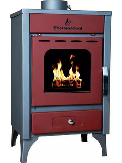 Thermosteel Χ20 Red Ατσάλινη Ξυλόσομπα 12kW