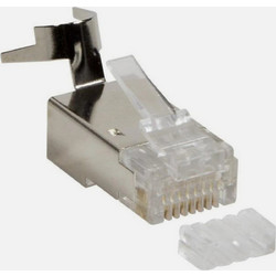 LogiLink ICNPL001 Θωρακισμένη Βύσμα RJ45 CAT6A/7/7A/8.1 - Οδηγός & 10 τεμ