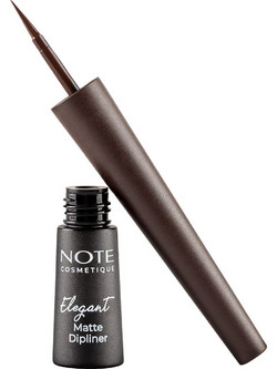 Note Elegant Matte Dipliner 02 Coffee Brown Πινέλο Eyeliner 2.5ml
