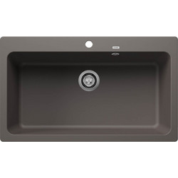 Blanco Naya XL 9 Ένθετος Νεροχύτης Γρανίτη Volcano Grey 86x51cm