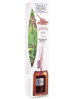 Sweet Home Collection Sandalo - Αρωματικό Χώρου με Sticks Άρωμα Σανταλόξυλο 100ml