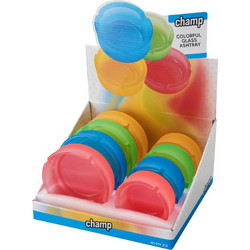 Champ Γυάλινο Τασάκι Colorful