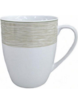 Κούπα Elegancy NW24010015 325ml White-Beige Max Home Πορσελάνη