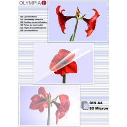 Φύλλα Πλαστικοποίησης Olympia 9166 Α4 80M 100τμχ