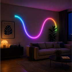 ΤΑΙΝΊΕΣ LED RAINBOW NEON EFFECT LED STRIP 5M USB M8 LA0173