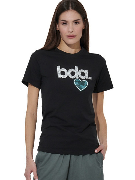 BODY ACTION LOGO T-SHIRT 051618 01 ΜΑΥΡΟ