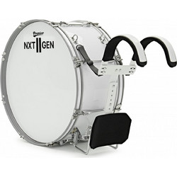 PREMIER NXT GEN 24" x 10" Traditional White Γκράν Κάσα Παρέλασης με Εξάρτηση και Κόπανους