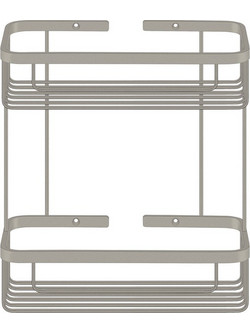 Sanco Shower Baskets Διπλή παραλ/μη Θήκη Γκρι τσιμέντου ματ 00004-M104