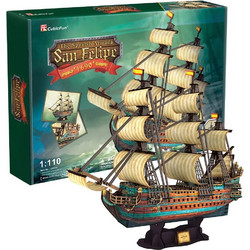 Puzzle CubicFun 3D The Spanish Armada San Felipe 248 Κομμάτια
