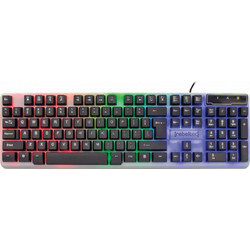 Rebeltec Neon Gaming Πληκτρολόγιο RGB Black
