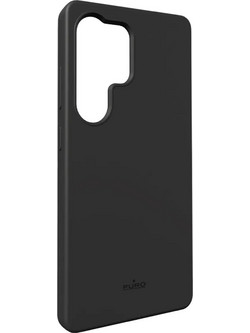 Puro Icon Mag Silicone Case With Magsafe For Samsung Galaxy S25 Ultra - Black - (PUSGS25UICONMAGBLK)