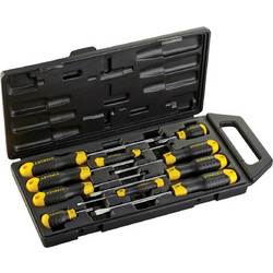 Stanley 2-65-005 Κατσαβίδια Χειρός Cushion Grip Ίσια Phillips Σετ 10 Τεμ