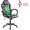 Lamtech LGP Kronos Καρέκλα Gaming Δερματίνης Μαύρη Πράσινη LGP021554