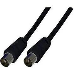 Καλώδιο Κεραίας Coax Male to Coax Male 5m Black 12005