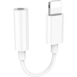 Αντάπτορας Hoco LS34 Lightning σε 3.5 Λευκό Original IC