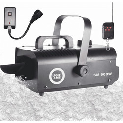 LIGHT4ME SM 900W snow machine generator black wireless remote wired controller