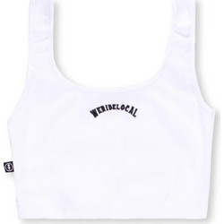 We Ride Local Typo Crop Top