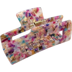 Hair Claw Clip Pink Watercolor
