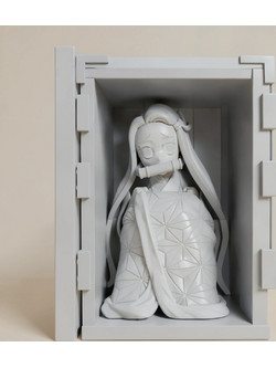 Άβαφη 3D Φιγούρα Nezuko Nook Book 3D Printing Figurine Demon Slayer για Βάψιμο DIY (Δώρο τα Χρώματα)