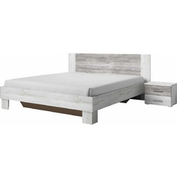 Κρεβάτι με 2 κομοδίνα Veron-160x200-Arctic Pine