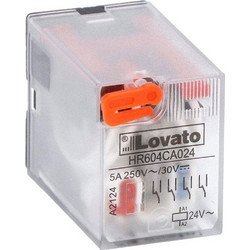 Ρελέ Τύπου Βάσης 14-Πόλων Σειράς HR60 4 C/O 5A 250VAC/30VDC Τάση Πηνίου 24VAC