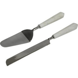 MARMO SET ΣΕΡΒΙΡΙΣΜΑΤΟΣ ΓΛΥΚΟΥ 32x6x3cm ΑΤΣΑΛΙ ΛΕΥΚΟ ΜΑΡΜΑΡΟ LIBERTA 018948