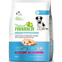 Natural Trainer Medium Puppy & Junior Chicken 3kg