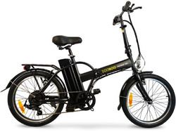 EGOBOO E-Fold 2024 Σπαστό Ηλεκτρικό Ποδήλατο Πόλης 20" 250W με 6 Ταχύτητες και Δισκόφρενα Μαύρο