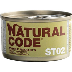 Natural Code ST02 Adult Sterilised with Tuna & Amaranth 85gr