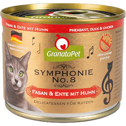 Granatapet Symphonie No.8 Adult Grain Free with Pheasant, Duck & Chicken in Jelly 200gr