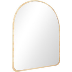 Καθρέπτης Selene pakoworld MDF σε φυσική απόχρωση 46x1.2x60 εκ