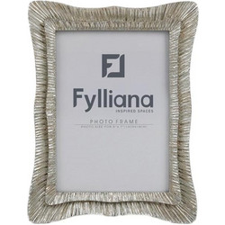 ΚΟΡΝΙΖΑ Fylliana FL0205 13x18 ΑΣΗΜΙ ΧΡΩΜΑ 18x2x23εκ