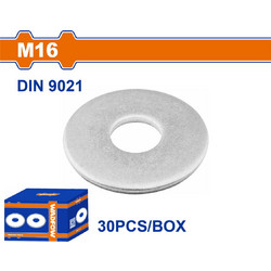 WADFOW Ροδέλα γαλβανιζέ DIN9021 16mm 30 τεμάχια (WVWC517)