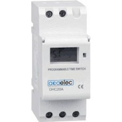Aca Light ΧΡΟΝΟΔΙΑΚΟΠΤΗΣ ΕΒΔΟΜΑΔΙΑΙΟΣ 1C/O 20(12)A 1MIN