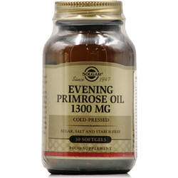 Solgar Evening Primrose Oil Cold Pressed Έλαιο Νυχτολούλουδου 1300mg 30 Μαλακές Κάψουλες