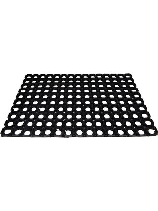 Πατάκι Εισόδου Καουτσούκ Δαχτυλίδι 50x80cm E-0529 Sidirela