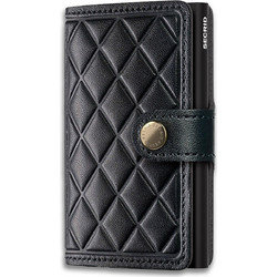Πορτοφόλια Άνδρας Secrid Μαύρο 8721077500195 Premium Miniwallet+ Emboss Diamond 262
